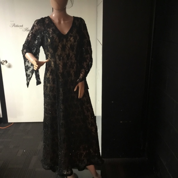 SETA. DIVINE CUSTOM MADE DRESS SATIN LINER / SLIP. OOAK. VALUABLE $3000 new💃💃 - Picture 11 of 12